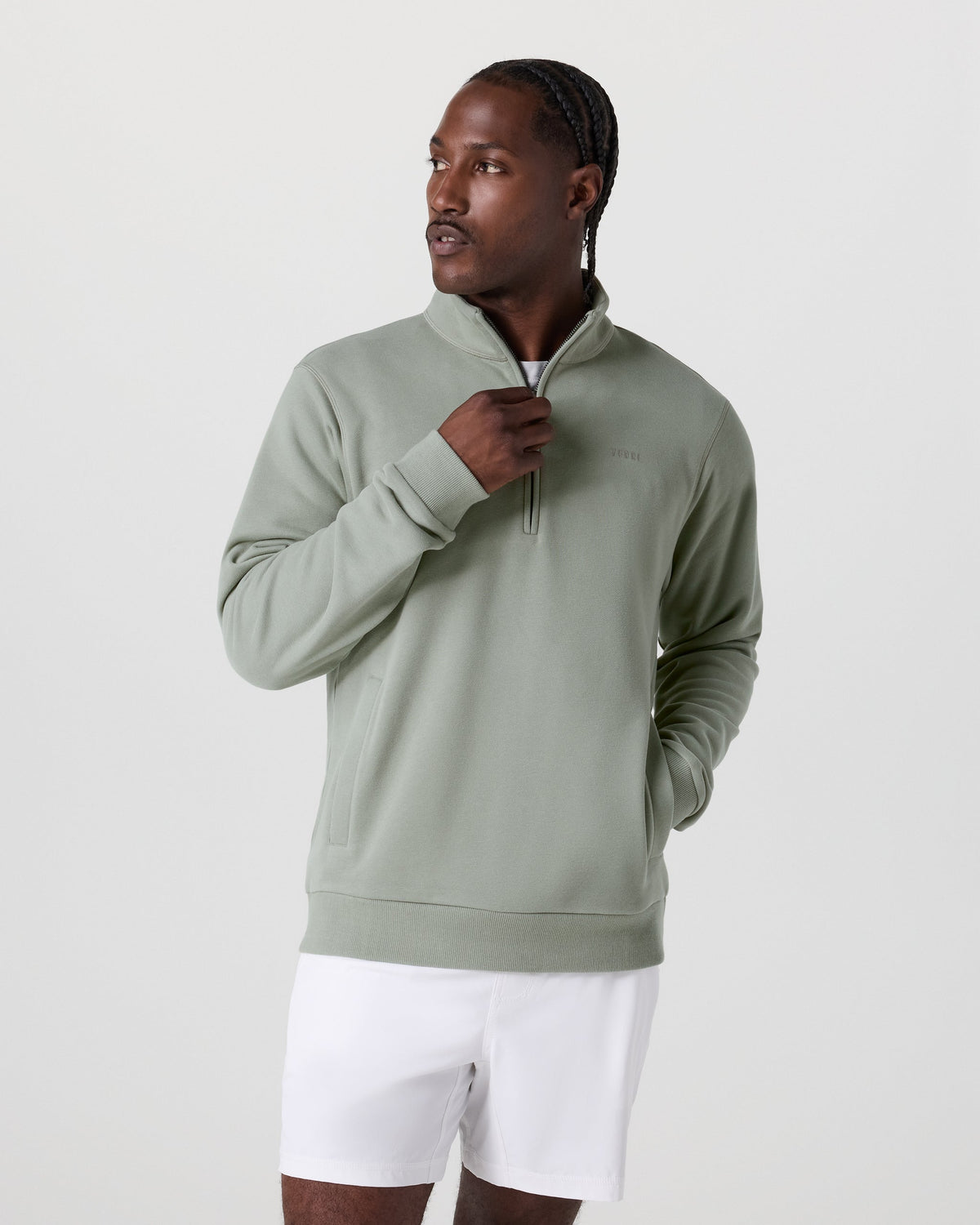 Cypress Quarter Zip 2.0 | Agave Green