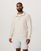 Beach Fleece Half Zip | Bone Heather
