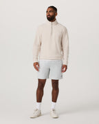 Beach Fleece Half Zip | Bone Heather