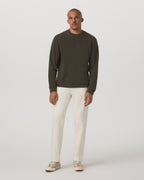 Beach Fleece Crew | Dark Oregano Heather