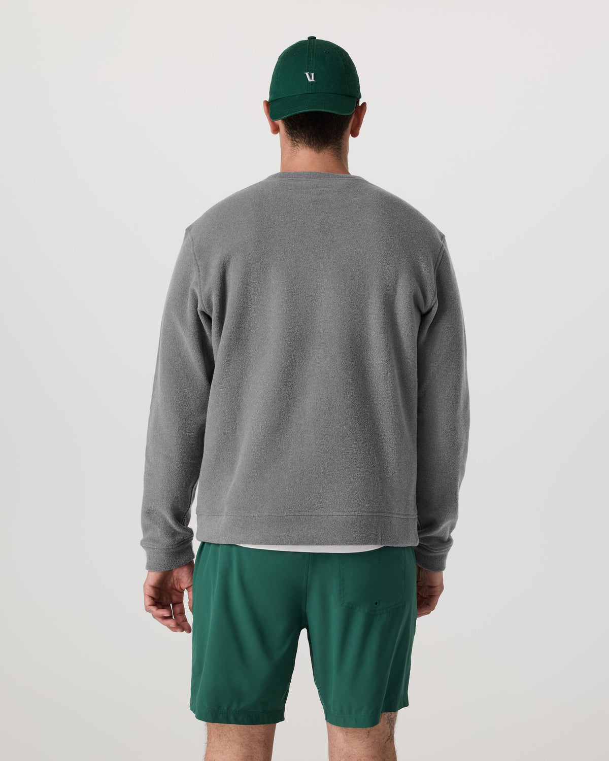 Beach Fleece Crew | Pinecone Heather