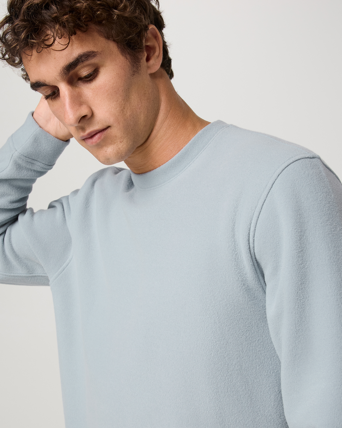 Beach Fleece Crew | Raindrop Heather