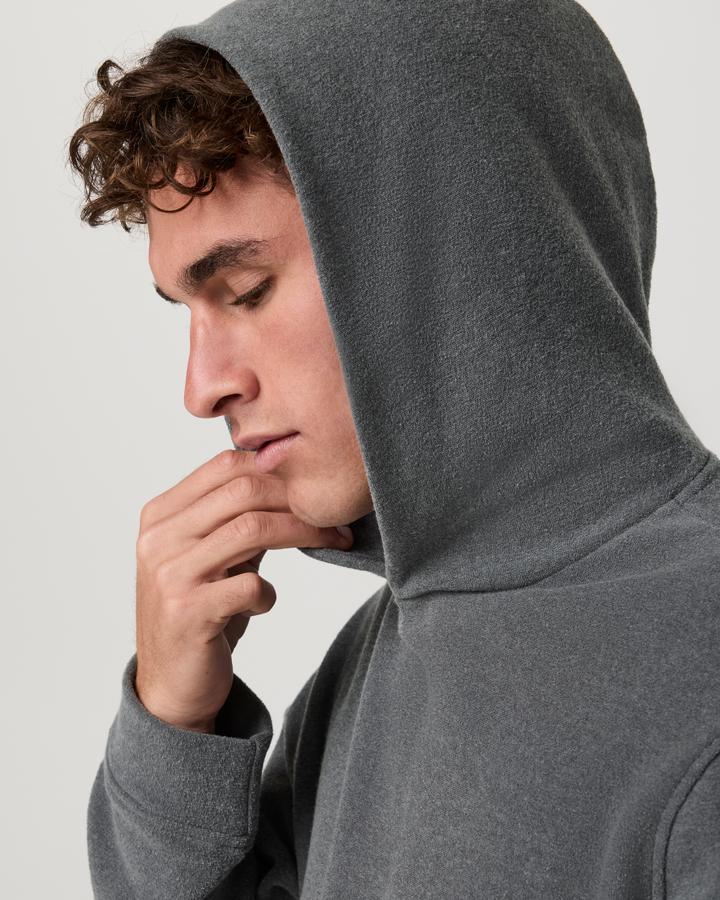 Beach Fleece Pullover Hoodie | Dark Pewter Heather