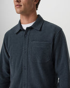 Beach Fleece Shirt Jacket | Ink Heather