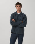 Beach Fleece Shirt Jacket | Ink Heather