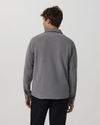 Beach Fleece Shirt Jacket | Pinecone Heather