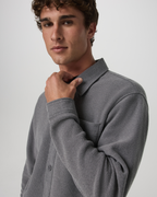Beach Fleece Shirt Jacket | Pinecone Heather