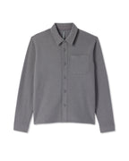 Beach Fleece Shirt Jacket | Pinecone Heather