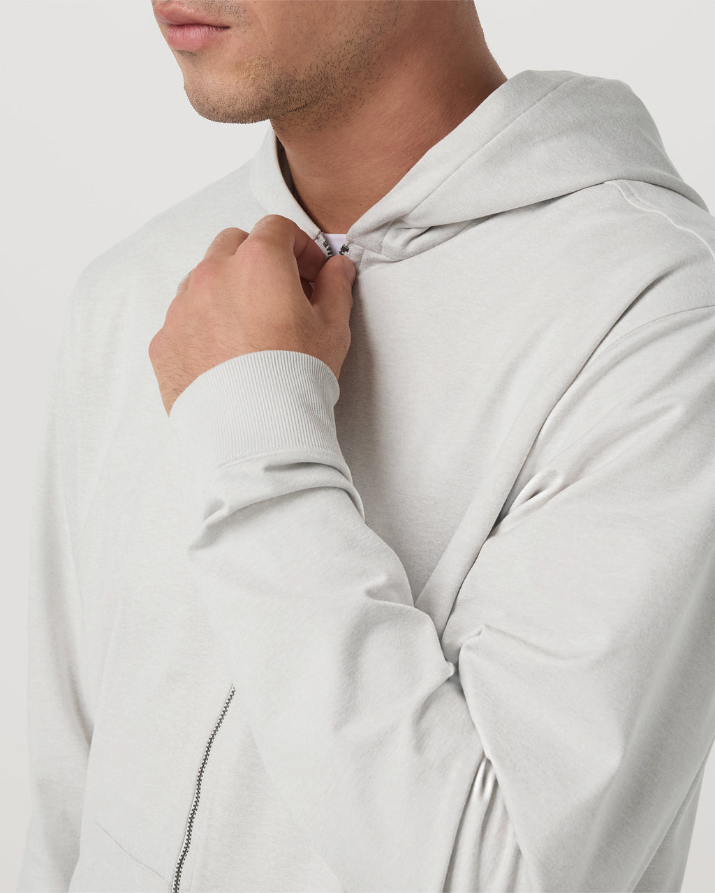 Coronado Full Zip Hoodie 2.0 | Salt Heather