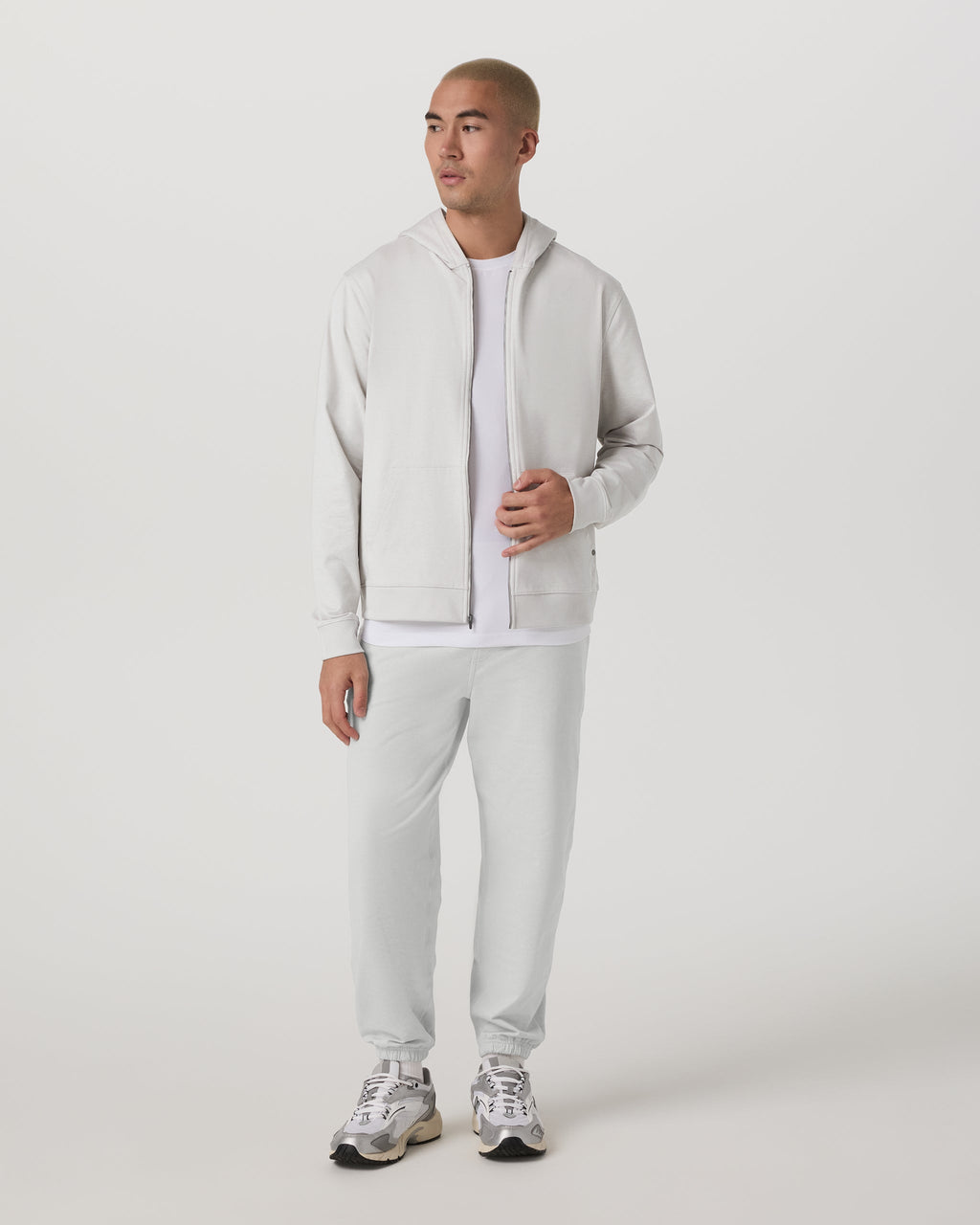 Coronado Full Zip Hoodie 2.0 | Salt Heather