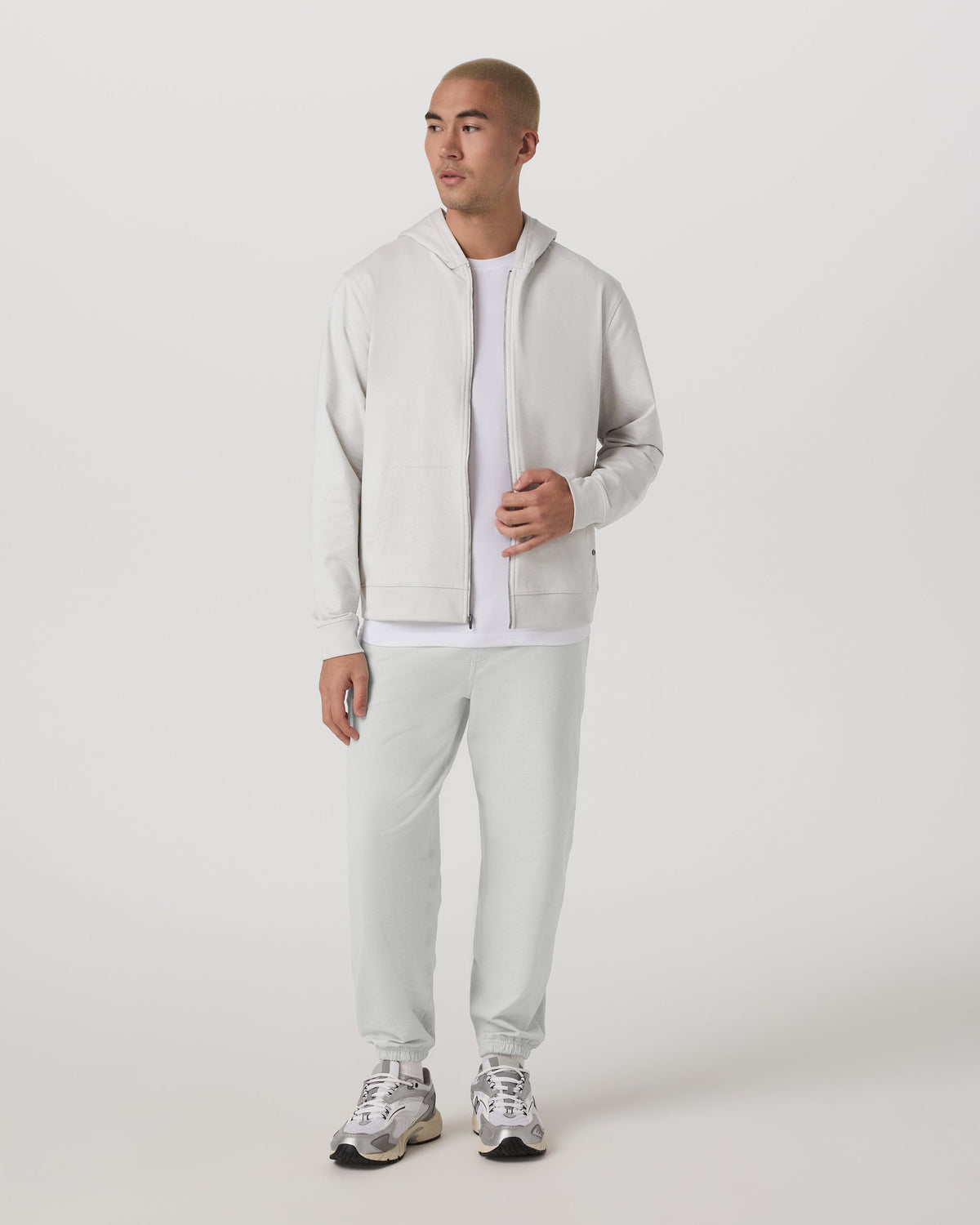 Coronado Full Zip Hoodie 2.0 | Salt Heather