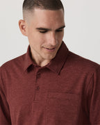 Long Sleeve Coronado Rugby | Spiced Apple Heather