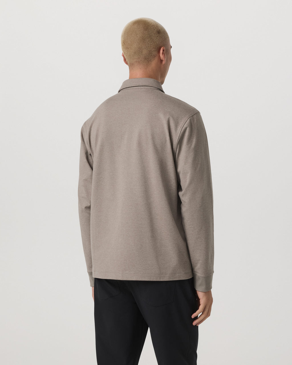 Long Sleeve Coronado Rugby | Walnut Heather