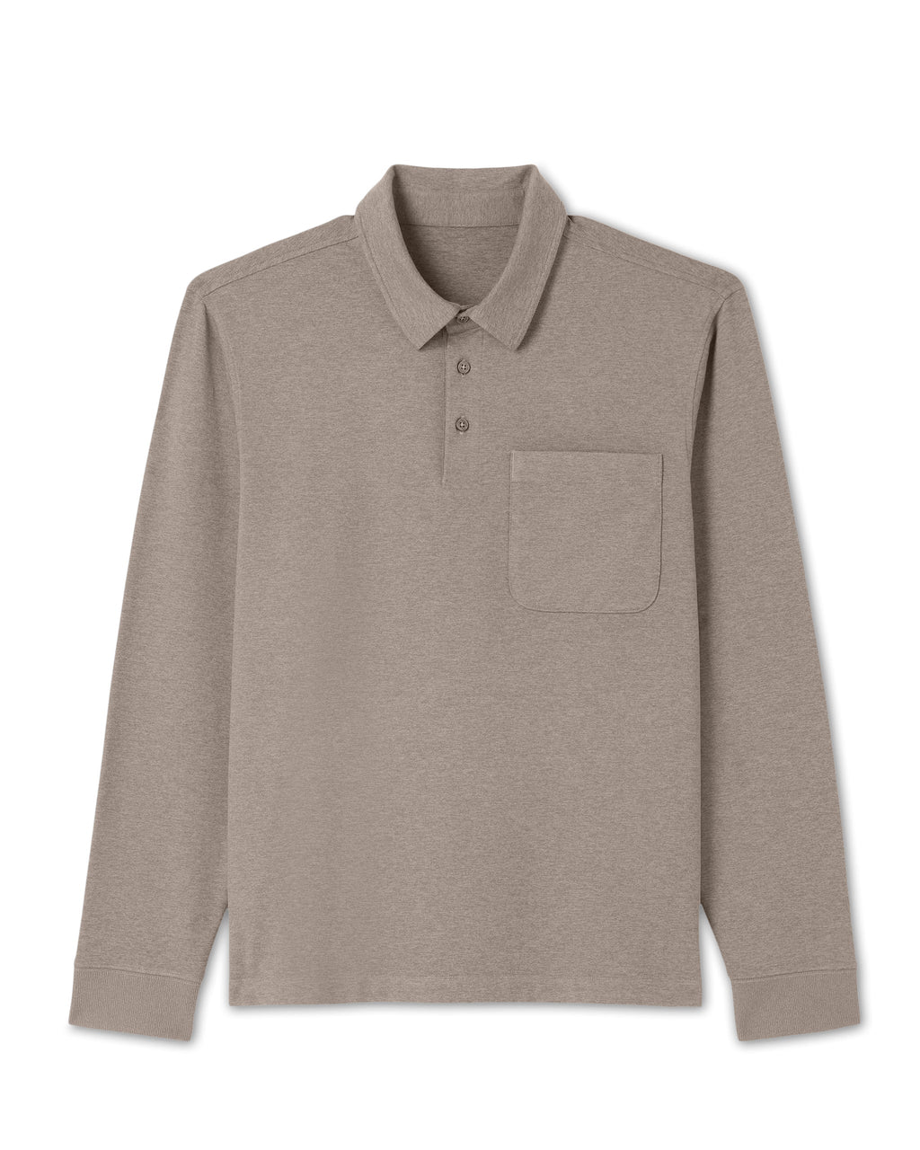 Long Sleeve Coronado Rugby | Walnut Heather