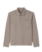 Long Sleeve Coronado Rugby | Walnut Heather