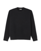Midweight Rib Sweater | Black