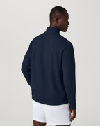 Lightweight Tech Waffle Quarter Zip | Ink
