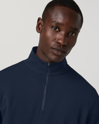Lightweight Tech Waffle Quarter Zip | Ink