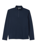 Lightweight Tech Waffle Quarter Zip | Ink