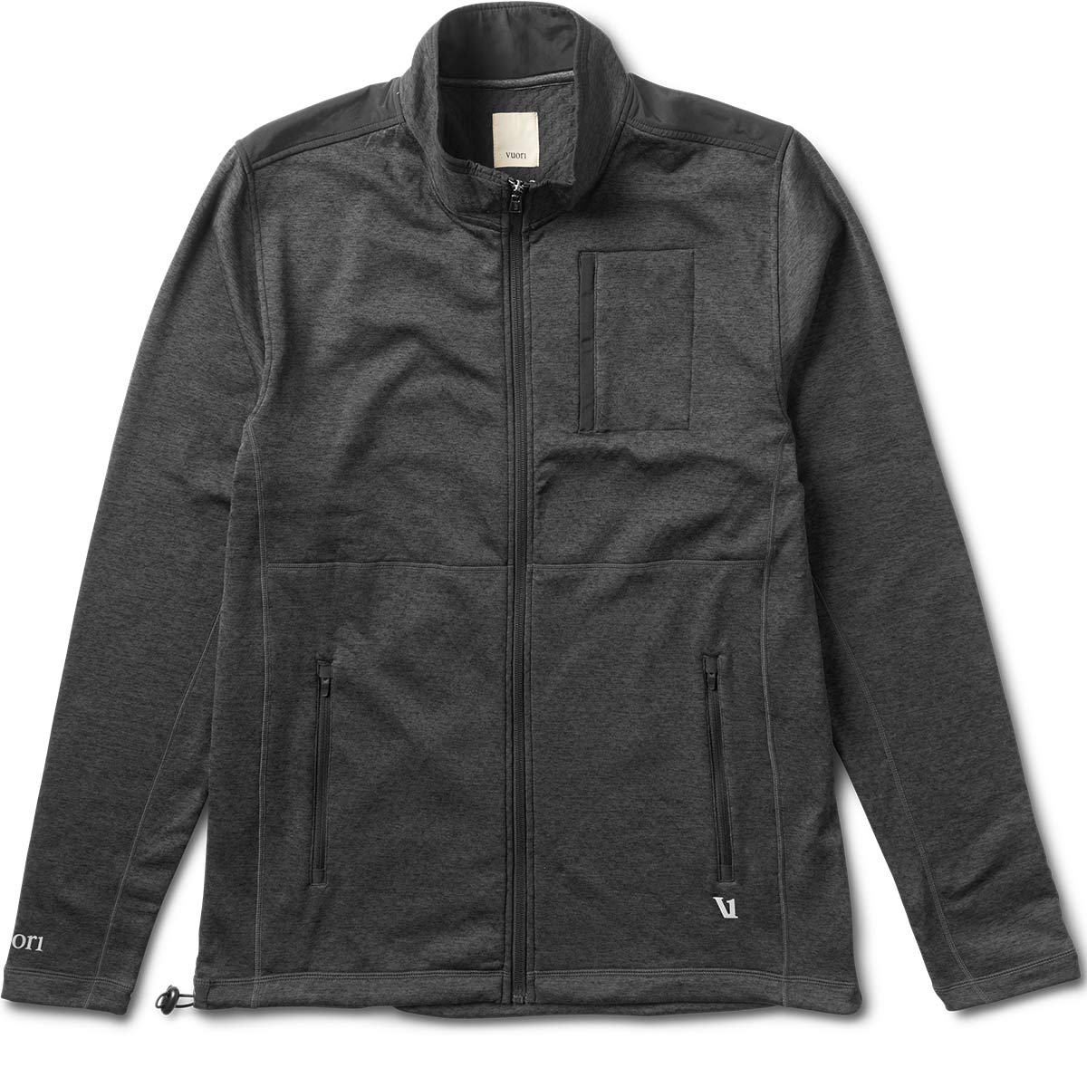 Geo Performance Jacket | Black Heather