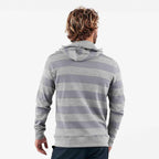 Clark Hoodie | Heather Grey Stripe