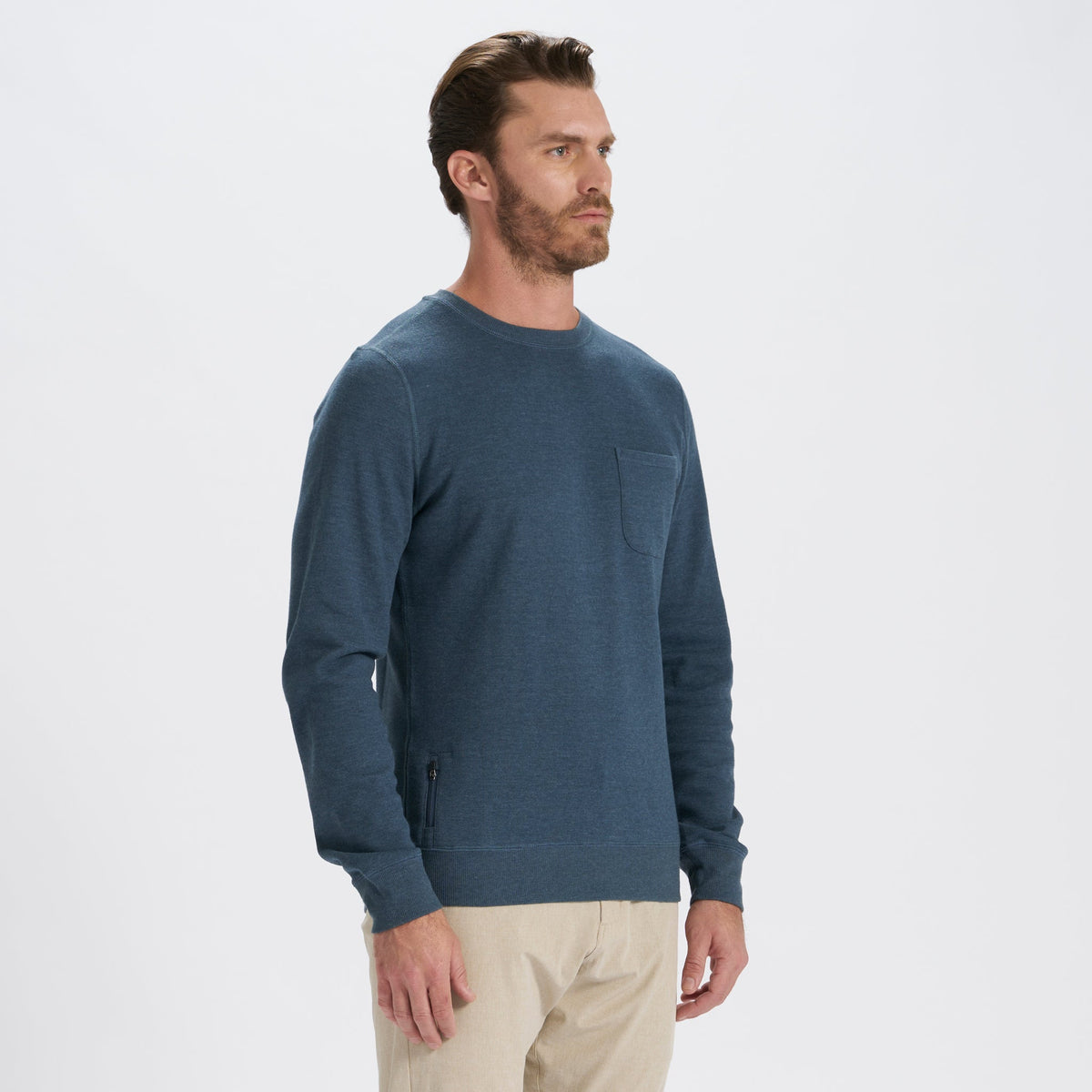 Jeffreys Pullover | Indigo Heather