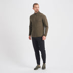 Ease Performance Half Zip | Evergreen Heather