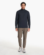 Ease Performance Half Zip | Ink Heather