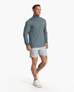 Ease Performance Half Zip | Lake Heather