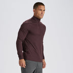 Ease Performance Half Zip | Oxblood Heather