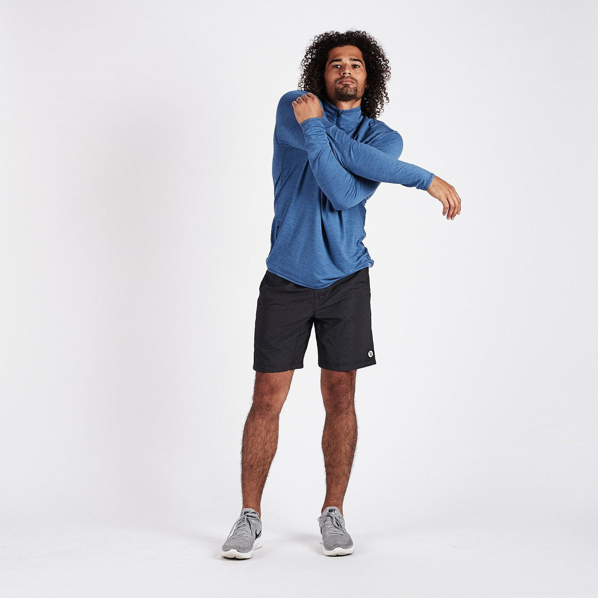 Ease Performance Half Zip | Sea Heather