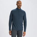 Ease Performance Half Zip | Indigo Heather
