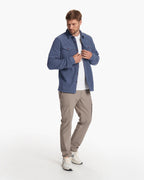 Aspen Shirt Jacket | Azure Heather