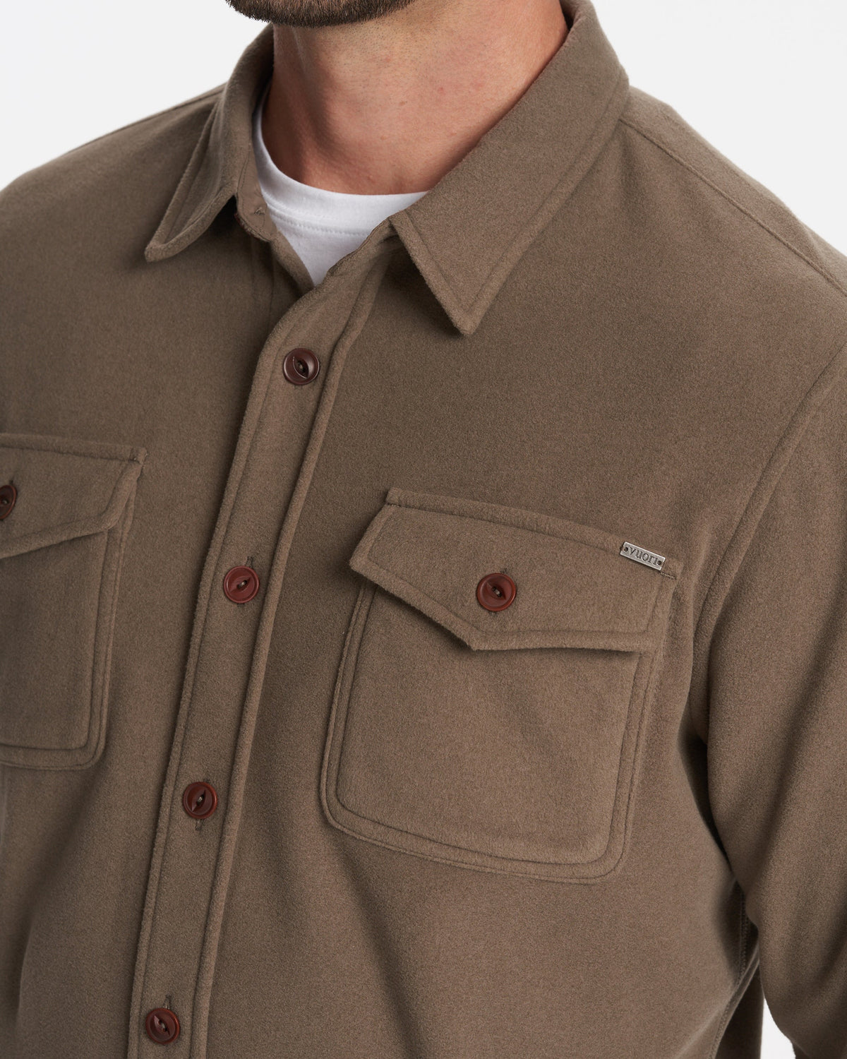 Aspen Shirt Jacket | Greige Heather