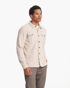 Aspen Shirt Jacket | Oyster Heather