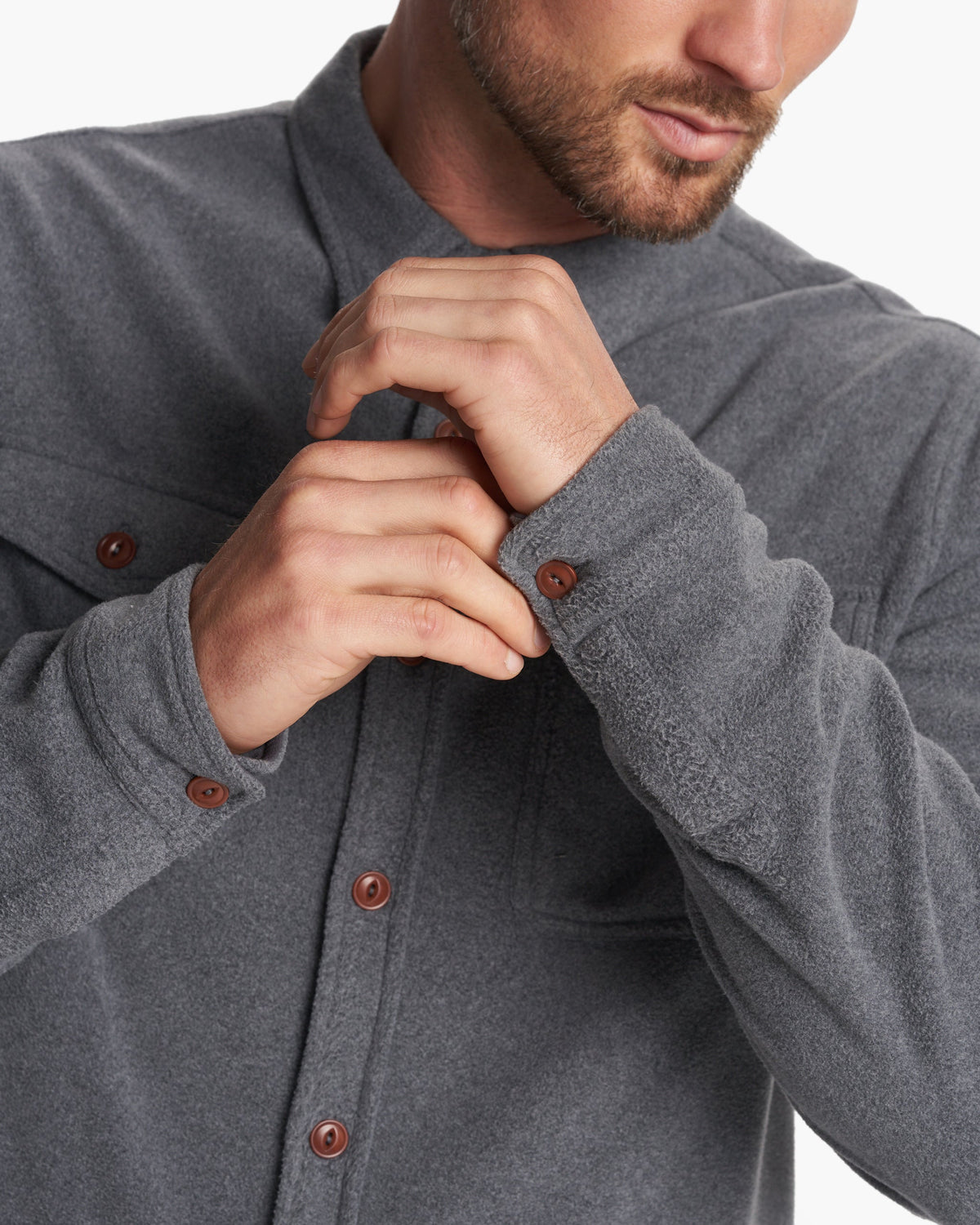 Aspen Shirt Jacket | Heather Grey