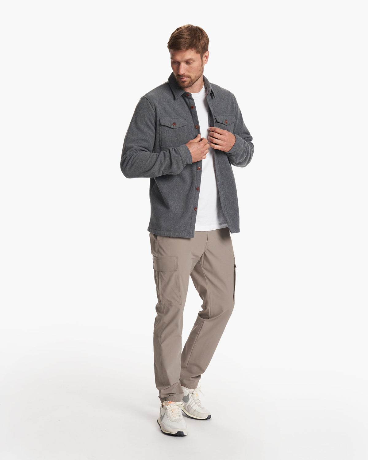 Aspen Shirt Jacket | Heather Grey