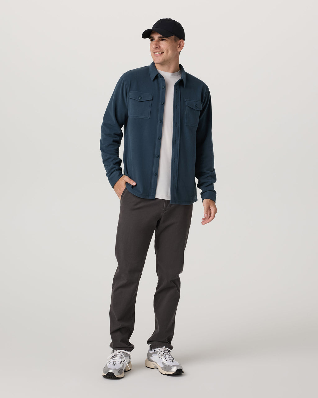 Aspen Shirt Jacket | Ocean Blue