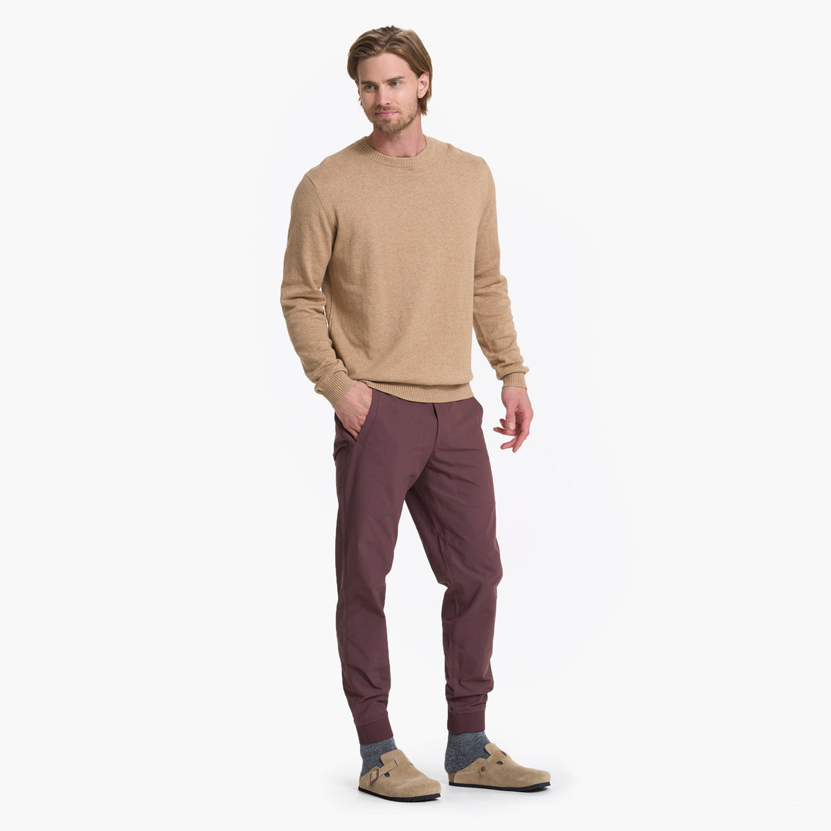 Fluent Sweater | Camel Heather