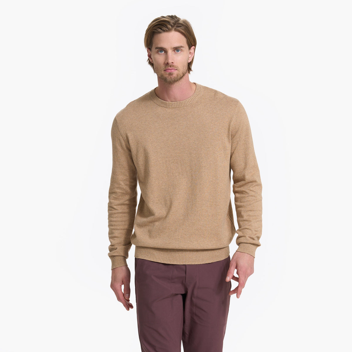 Fluent Sweater | Camel Heather