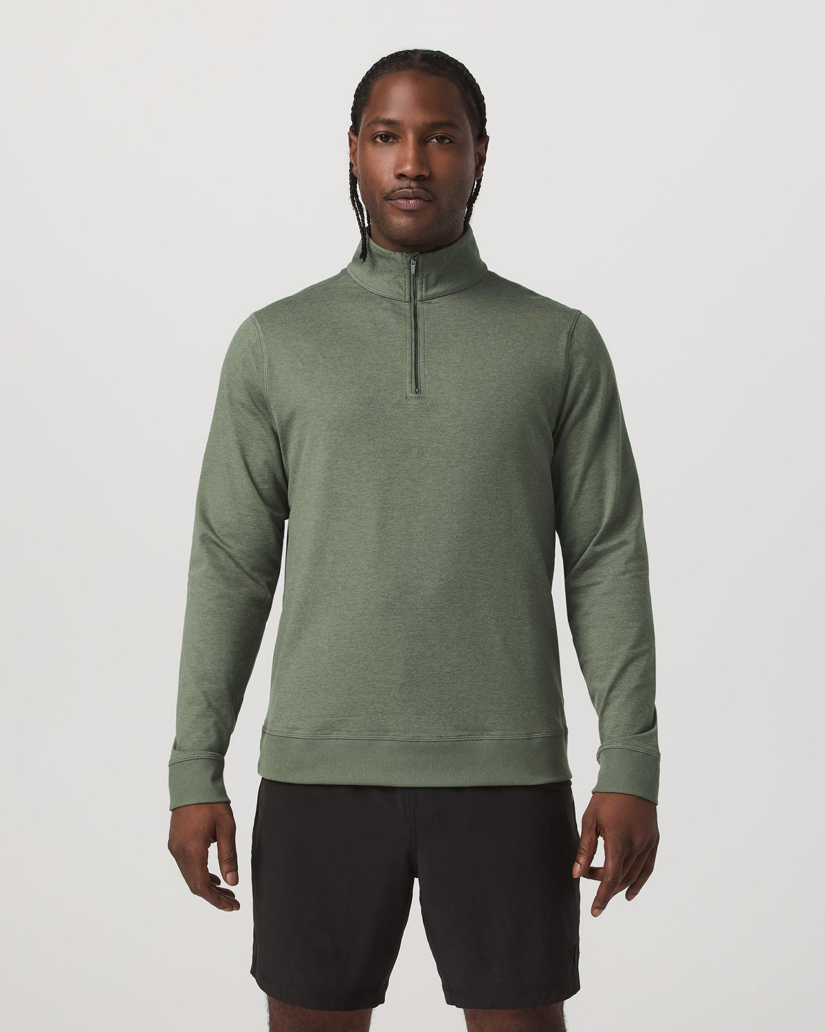 Coronado Half Zip | Light Oregano Heather