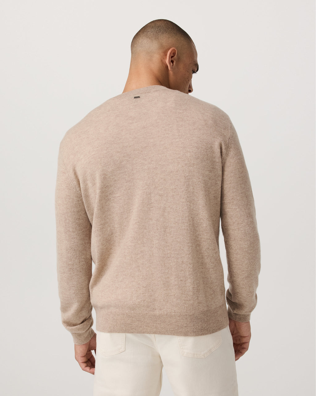 Berik Cashmere Sweater | Oatmeal Heather