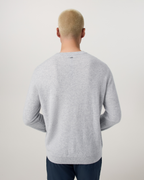 Berik Cashmere Sweater | Light Heather Grey
