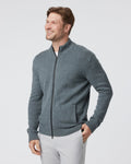 Denver Full Zip Sweater | Charcoal