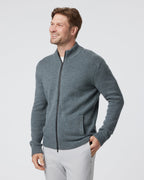 Denver Full Zip Sweater | Charcoal