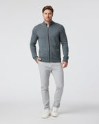 Denver Full Zip Sweater | Charcoal