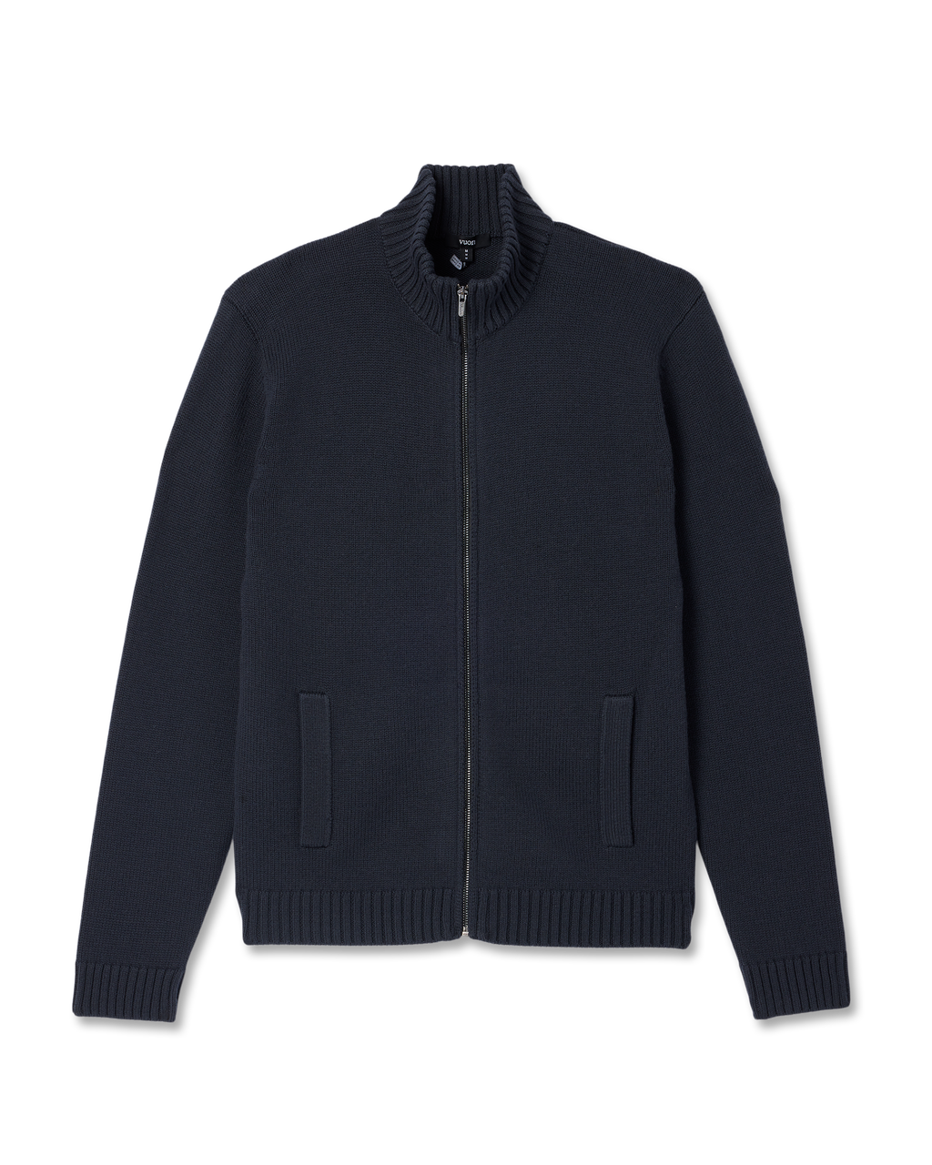 Denver Full Zip Sweater | Navy