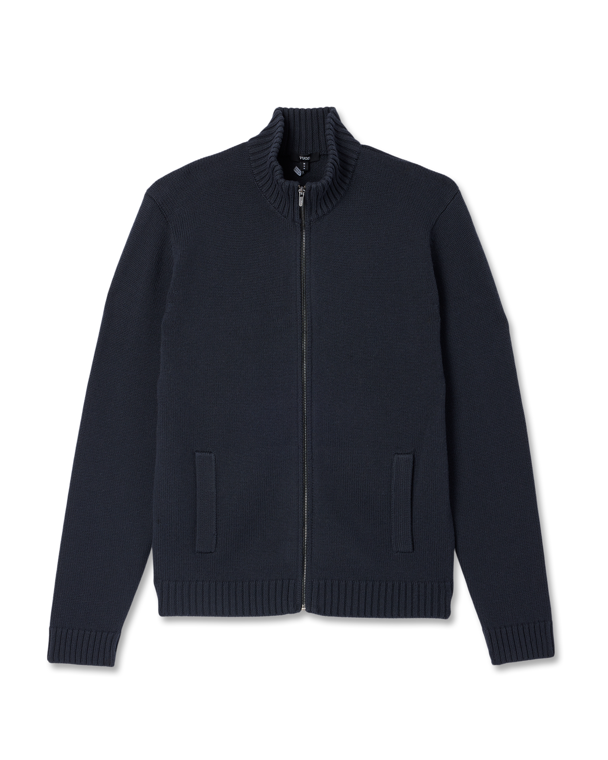 Denver Full Zip Sweater | Navy