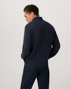 Denver Full Zip Sweater | Navy