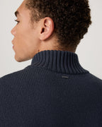 Denver Full Zip Sweater | Navy